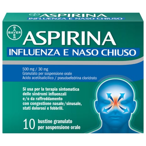 Aspirina influenza naso ch*10b Immagine principale del prodotto