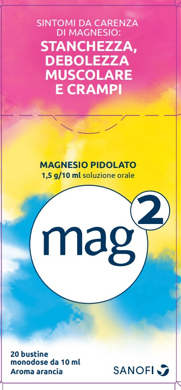 Mag 2*os soluz 20bust1,5g/10ml