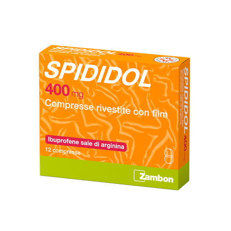 Spididol 400 mg ibuprofene sale di arginina analgesico 12 compresse rivestite