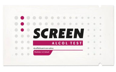 Screen alcool test saliva 1pz