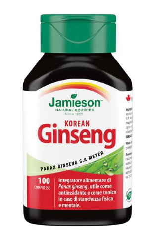 Jamieson korean ginseng 100cpr