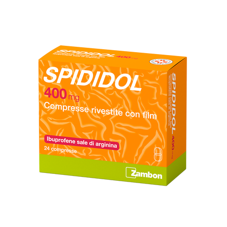 Spididol 400 mg ibuprofene sale di arginina analgesico 24 compresse rivestite