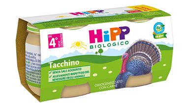 Hipp bio omog tacchino 2x80g