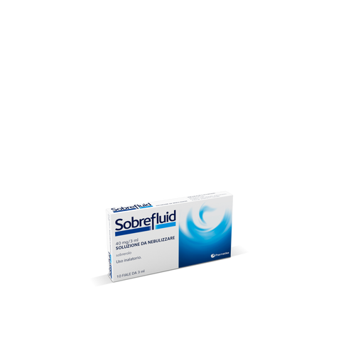 Sobrefluid*nebul 10f 3ml 40mg