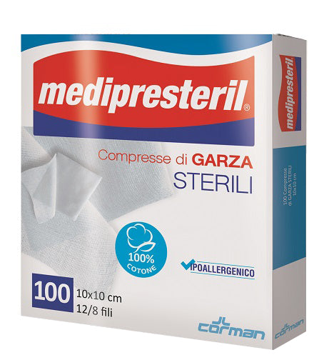 Garza medipresteril 12/8 10x10 Immagine principale del prodotto