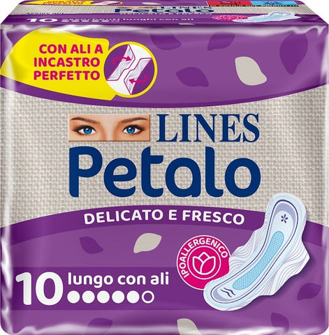 Lines petalo blu lu c/ali 10pz