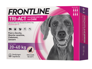 Frontline tri-act*6pip 20-40kg Imagen principal del producto
