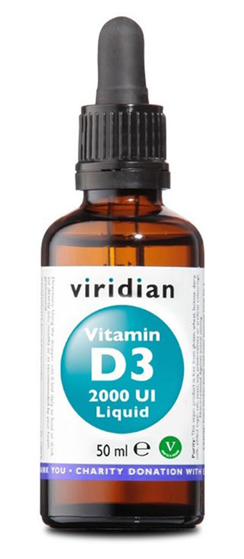 Viridian vitamin d3 2000ui liq