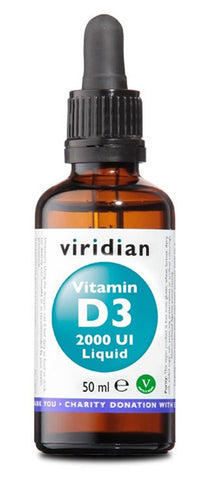 Viridian vitamin d3 2000ui liq