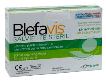 Blefavis salviette sterili18pz