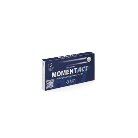 Momentact 400 mg ibuprofene analgesico 12 compresse rivestite