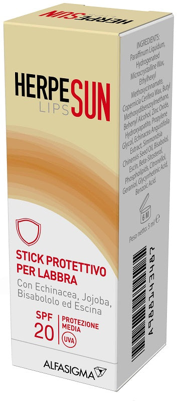Herpesun lip stick labbra 5ml Immagine principale del prodotto