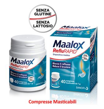 Maalox reflurapid compresse