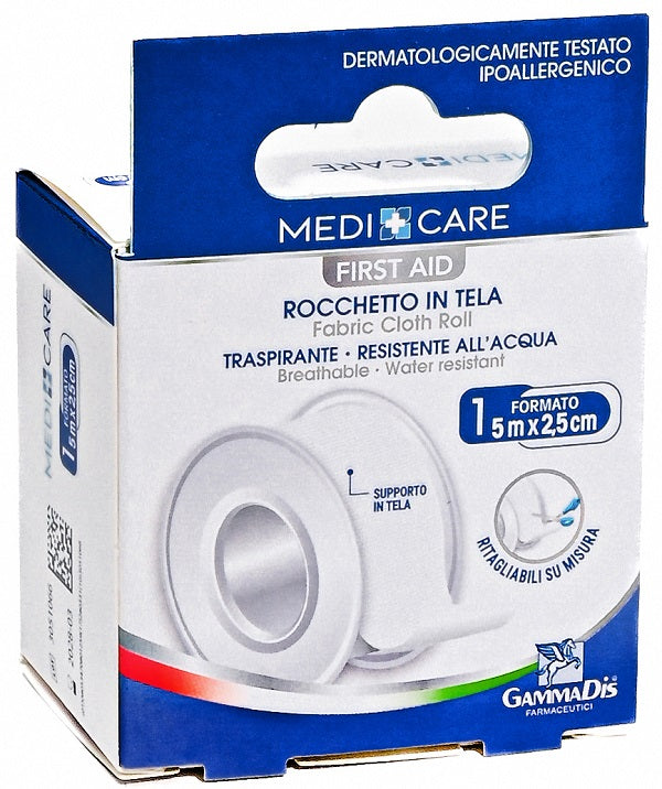Rocchetto tela bianco 500x2,5