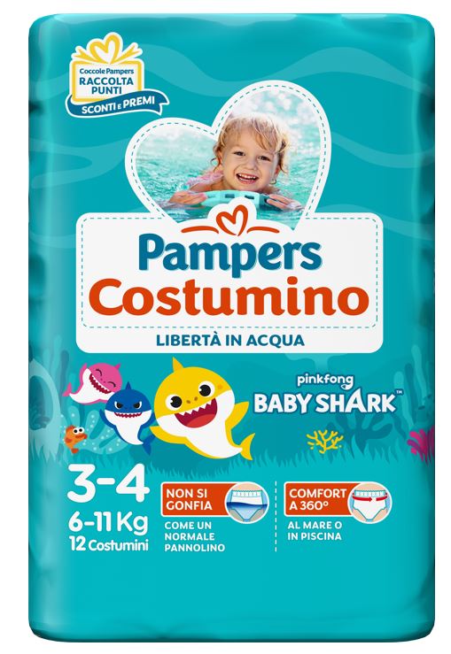 Pampers costumino midi 12pz