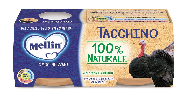 Mellin omog tacchino 2x80g Image principale du produit