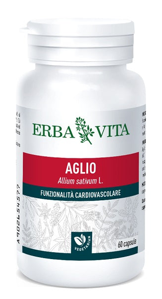 Aglio 60cps 450mg  erbavita Imagen principal del producto