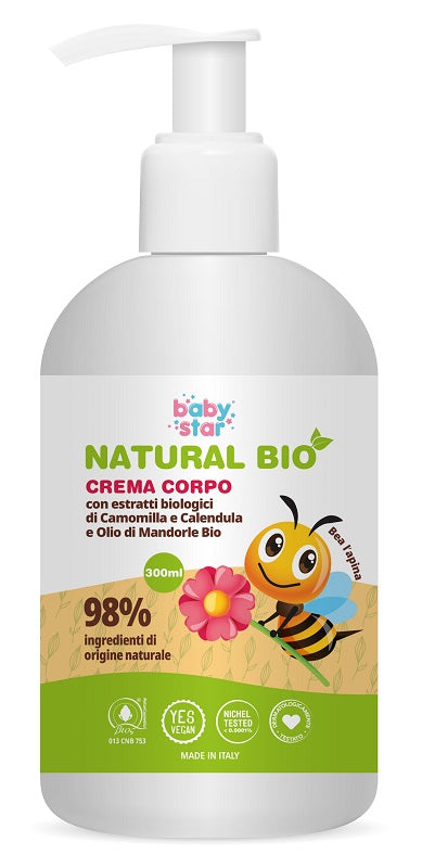 Babystar crema corpo nat bio