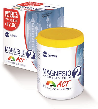 Magnesio 2 act mg puro 300g