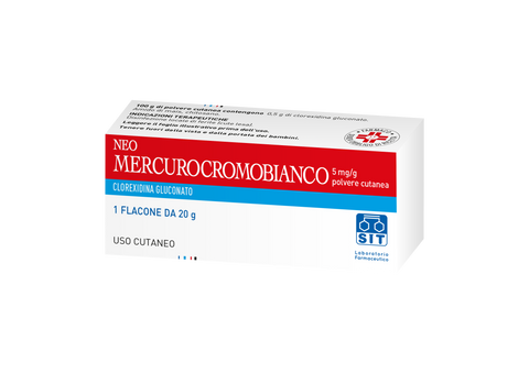 Neomercurocromo bianco polvere