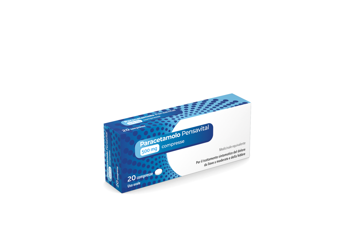 Paracetamolo pensav*20cpr500mg