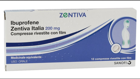 Ibuprofene zen*12cpr 200mg