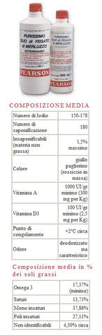 Olio fegato merluzzo puris 1lt