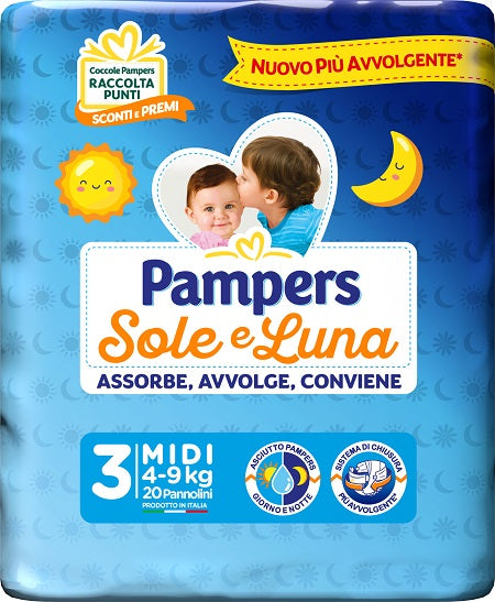 Pampers sl midi 20pz Hauptbild
