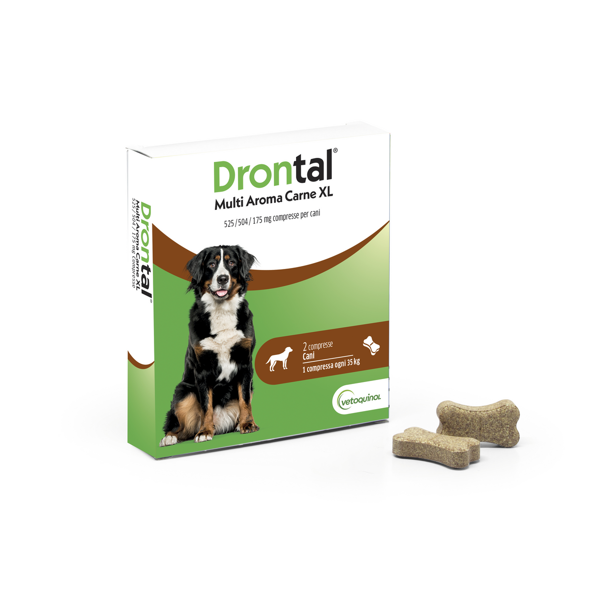 Drontal multi ar carne xl*2cpr Imagem principal do produto
