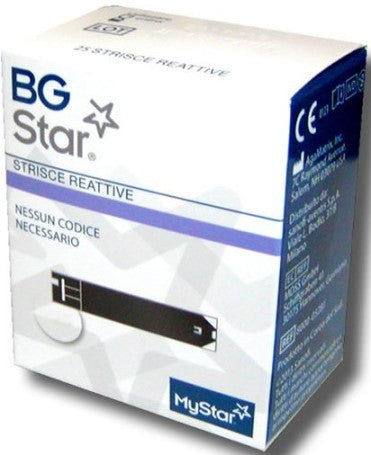 Bgstar strisce reattive 50pz
