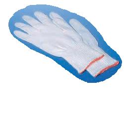 Guanto cotone bianco 9 busta