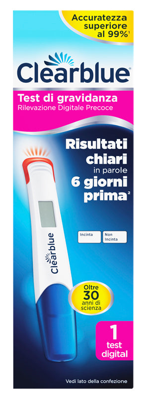 Clearblue test digit precoce