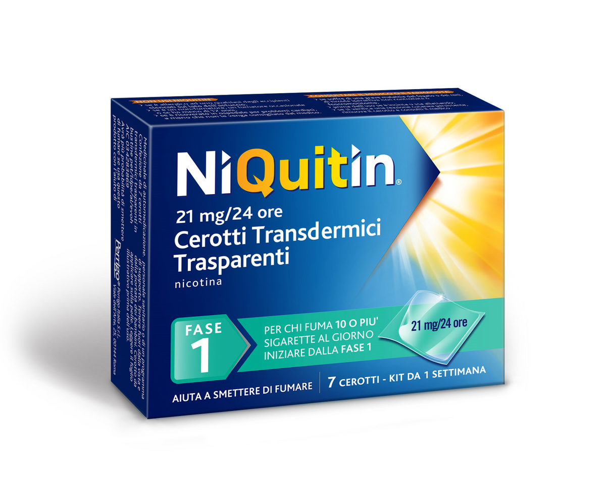 Niquitin*7cer transd 21mg/24h Immagine principale del prodotto