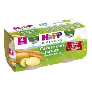 Hipp bio omo car+patat 2x80g