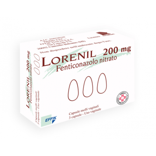 Lorenil*3cps molli vag 200mg Imagem principal do produto