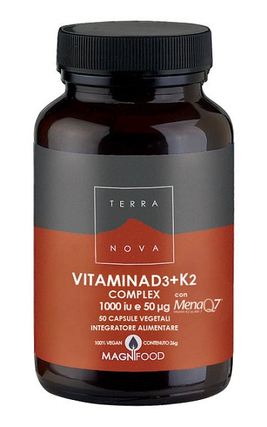 Vitamina d3 + k2 50cps terrano