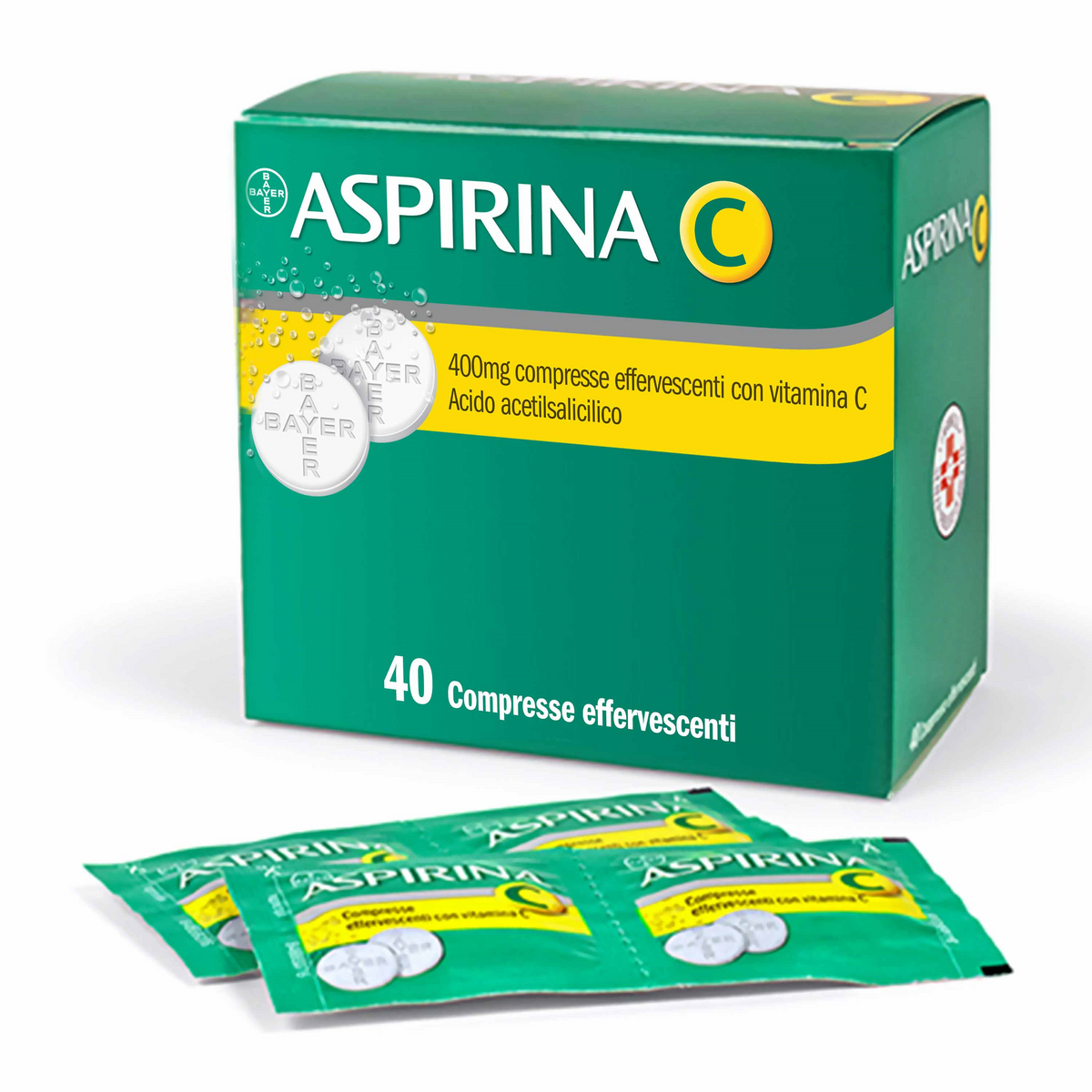 Aspirina*40cpr eff 400mg vit c