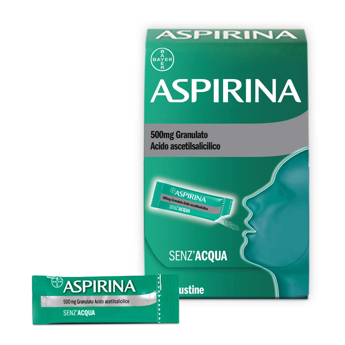 Aspirina*os grat 10bust 500mg Immagine principale del prodotto