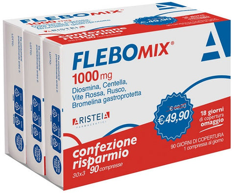 Flebomix 1000mg tri-pack 90cpr