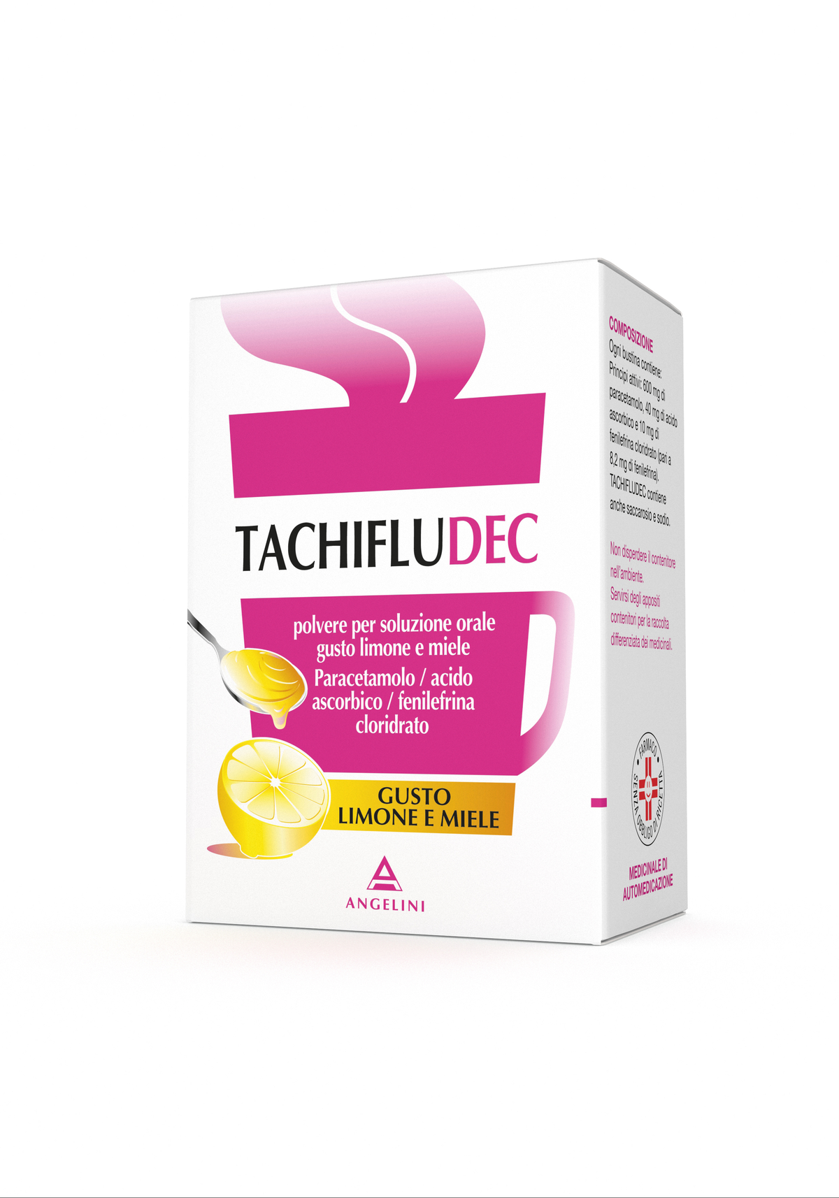 Tachifludec polvere per soluzione orale 16 bustine limone e miele