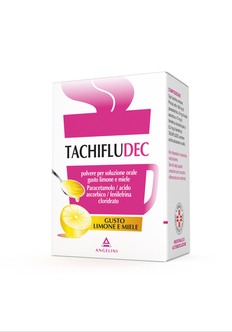 Tachifludec polvere per soluzione orale 16 bustine limone e miele