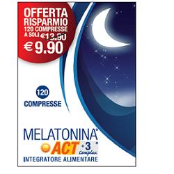 Melatonina act+3 complex120cpr
