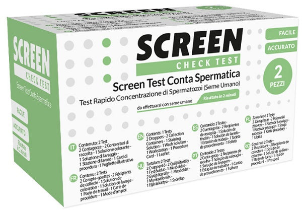 Screen test conta sperm 2pz Immagine principale del prodotto