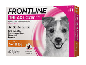 Frontline tri-act*3pip 5-10kg