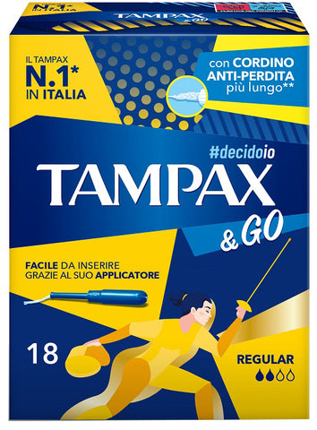 Tampax &go regular 18pz