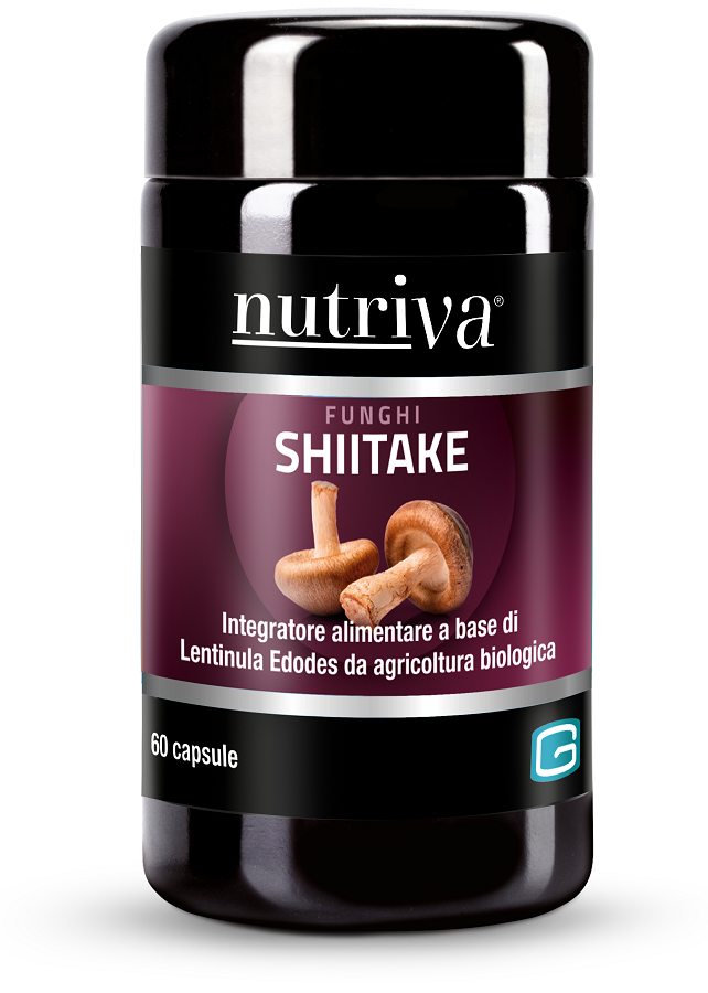 Nutriva shiitake bio 60cps
