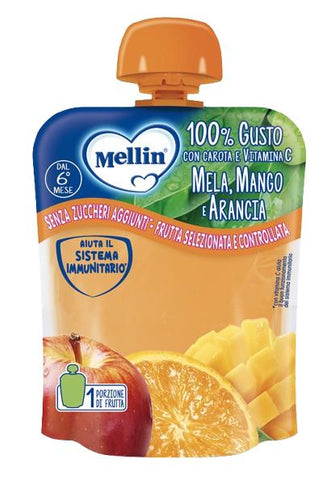 Mellin 100% arancia mango 90g