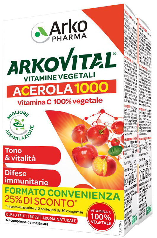 Arkovital acerola 1000 fa60cpr