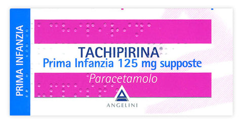 Tachipirina prima infanzia 125mg paracetamolo 10 supposte