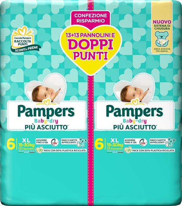 Pampers bd duo downcount xl26p